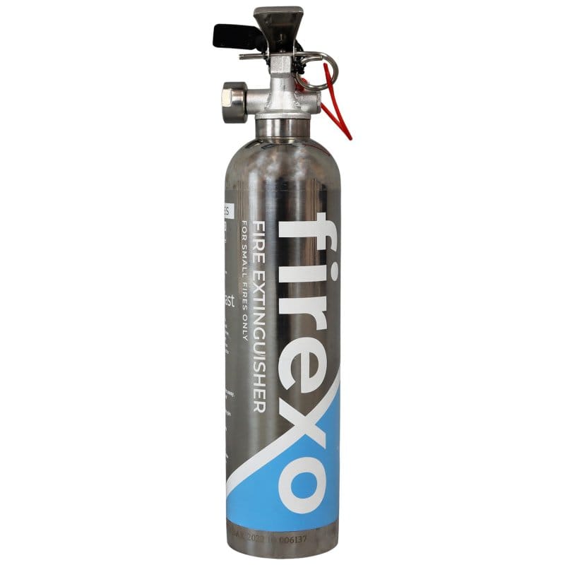All in One Stainless Steel Fire Extinguisher Chrome - 500ml