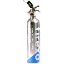 All in One Stainless Steel Fire Extinguisher Chrome - 500ml