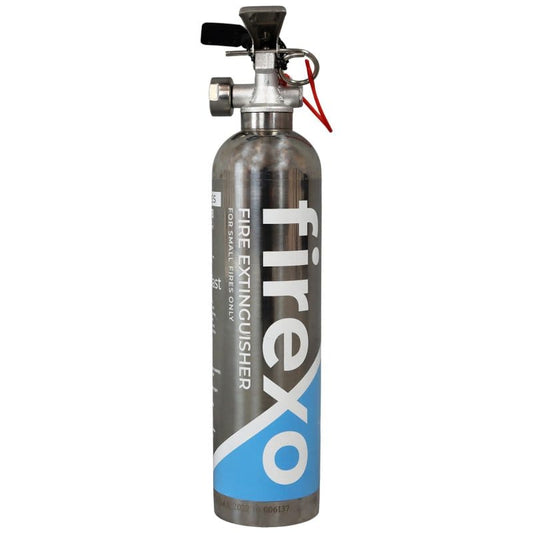 All in One Stainless Steel Fire Extinguisher Chrome - 500ml