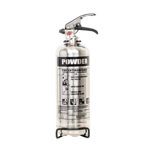 Dry Powder Fire Extinguisher Stainless Steel - 1kg